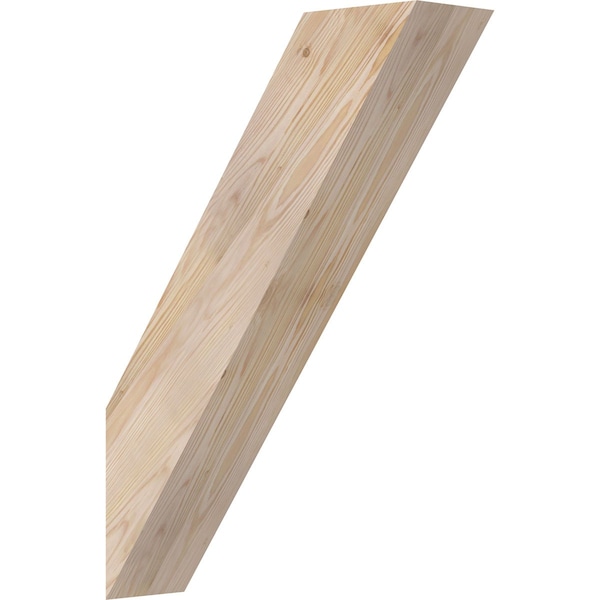 Ekena Millwork 5 1/2"W x 20"D x 28"H Traditional Smooth Knee Brace, Douglas Fir BRC06X20X28TRA00SDF - main